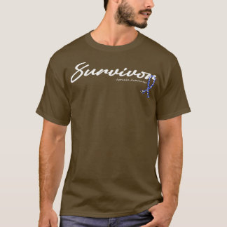 Apraxia Bewustzijn Overlevende Glitter Lint Hoop V T-shirt