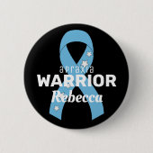 Apraxia Warrior Ribbon Black Button (Voorkant)
