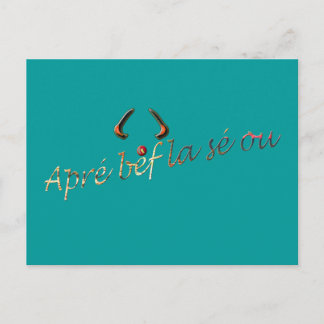 apré bef la sé ou briefkaart