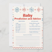 Après Bébé Baby Predictions & Advice Card Kaart (Voorkant)