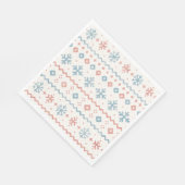 Après Bébé Fair Isle Patroon Ski Club Servet (Hoek)