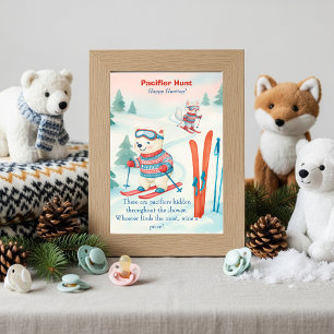 Après Bébé ski Baby Boho Foppendief Zoek spel Kaart