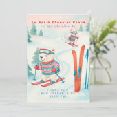 Après Bébé SKi Baby Boho Hot Chocolate Bar Sign Kaart (Staand voorkant)