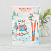 Après Bébé ski Baby Boho Pacifier Hunt game  Kaart (Staand voorkant)