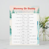 Après Bébé ski baby Guess Who Game card Kaart (Staand voorkant)