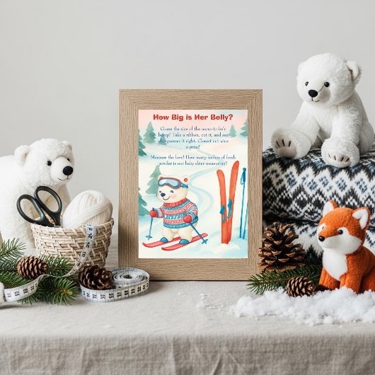 Après Bébé Ski Baby How Big Is Her Belly sign Kaart
