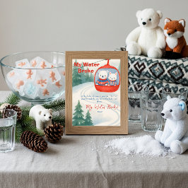 Après Bébé ski Baby My Water Broke Game sign Kaart