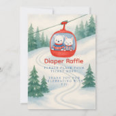 Après Bébé ski baby Woodland Diaper Raffle Table  Kaart (Achterkant)