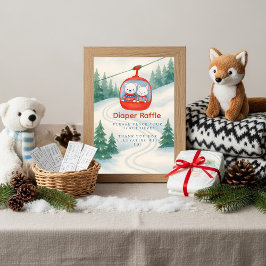 Après Bébé ski baby Woodland Diaper Raffle Table  Kaart