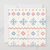 Après Bébé ski Labor & Delivery NICU Hospital Bedankkaart (Achterkant)