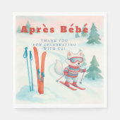 Après Bébé skiarctische vos Servet (Voorkant)