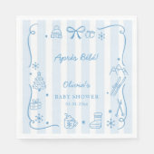 Après Bébé Winter Baby Shower Servet (Voorkant)