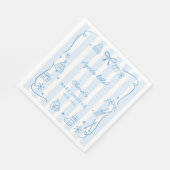 Après Bébé Winter Baby Shower Servet (Hoek)