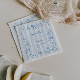 Après Bébé Winter Baby Shower Servet