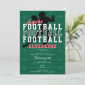 Après Football Spel Sport Verjaardagsfeest Kaart (Staand voorkant)