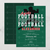 Après Football Spel Sport Verjaardagsfeest Kaart (Voorkant / Achterkant)