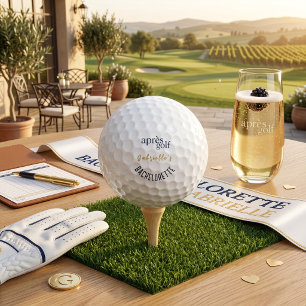 Après Golf Bachelorette Blauw Elegant Voorlijk Blo Golfballen