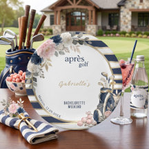 Après Golf Bachelorette Blauw Elegant Voorlijke Bl