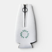 Après Golf Club Bos Groene Golf Social Crest Flesjeskoeler (Achterkant)