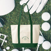 Après Golf Club Bos Groene Golf Social Crest Tote Bag