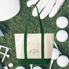 Après Golf Club Bos Groene Golf Social Crest Tote Bag
