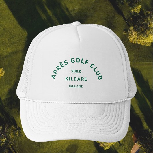 Après Golf Club Bos Groene Golf Social Crest Trucker Pet