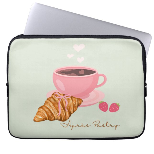 Après Pastry Schattige Laptop Sleeve (Voorkant)