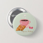 Après Pastry Schattige Ronde Button 5,7 Cm (Voorkant /achterkant)
