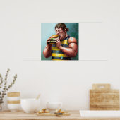 Après Rugby - Rugby Painting Print (Keuken)