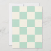 Apres Ski Apres Bebe Retro Chic Winter Baby shower Kaart (Achterkant)