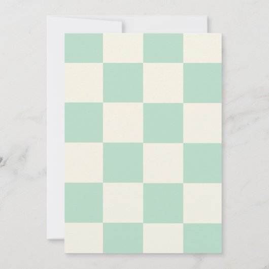 Apres Ski Apres Bebe Retro Chic Winter Baby shower Kaart (Achterkant)