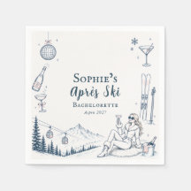 Après Ski Bachelorette Alpen Chique Cocktail Papie