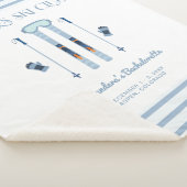 Apres Ski Bachelorette Party Sherpa Deken (3/4)