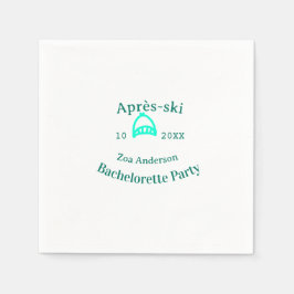 Après-ski bachelorette party turquoise hat name da servet