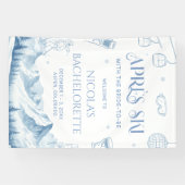 Apres Ski Bachelorette Party Welkom in de Winter Spandoek (Horizontaal)