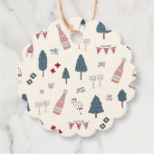 Apres Ski Bachelorette Weekend Champagne Favoriet  Bedankjes Labels (Voorkant)