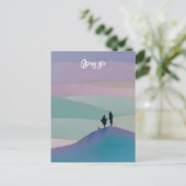 Apres ski briefkaart (Staand voorkant)