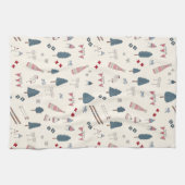 Apres Ski Cabin Decor Champagne Theedoek (Horizontaal)