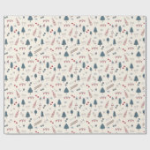 Apres Ski-cadeauverpakkings papier Winter voor haa (Vlak)