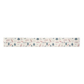 Apres Ski Champagne Roze Winter Gift Wrap Satijnen Lint (Voorkant)