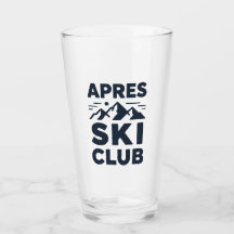 Apres Ski Club Berg Logo - Aangepaste Heren Winter