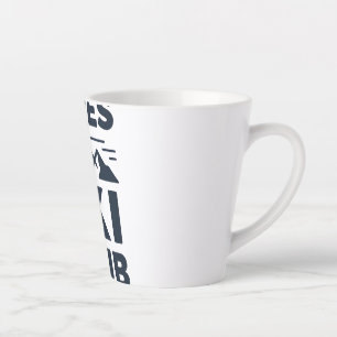 Apres Ski Club Berg Logo - Heren Winter Aangepast Latte Mok