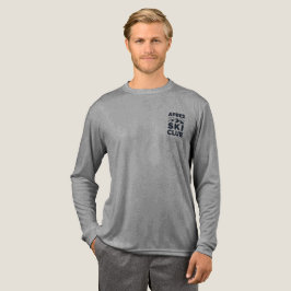 Apres Ski Club Berg Logo - Heren Winter Aangepast Tri-Blend Shirt