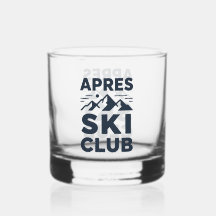 Apres Ski Club Berg Logo - Heren Winter Aangepast 