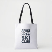 Apres Ski Club Berglogo - Aangepaste heren winter Tote Bag (Voorkant)