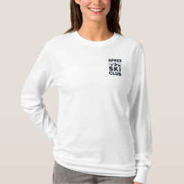 Apres Ski Club Berglogo - Heren Winter Aangepast T-shirt