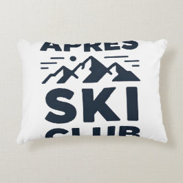 Apres Ski Club Berglogo - Heren Winter Collectie  Accent Kussen