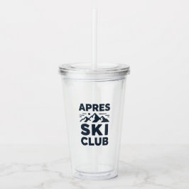 Apres Ski Club Berglogo - Heren Winter Collectie  Acryl Drinkbeker