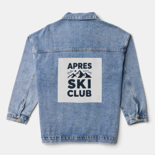 Apres Ski Club Berglogo - Heren Winter Collectie Denim Jacket