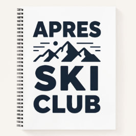 Apres Ski Club Berglogo - Heren Winter Collectie  Notitieboek